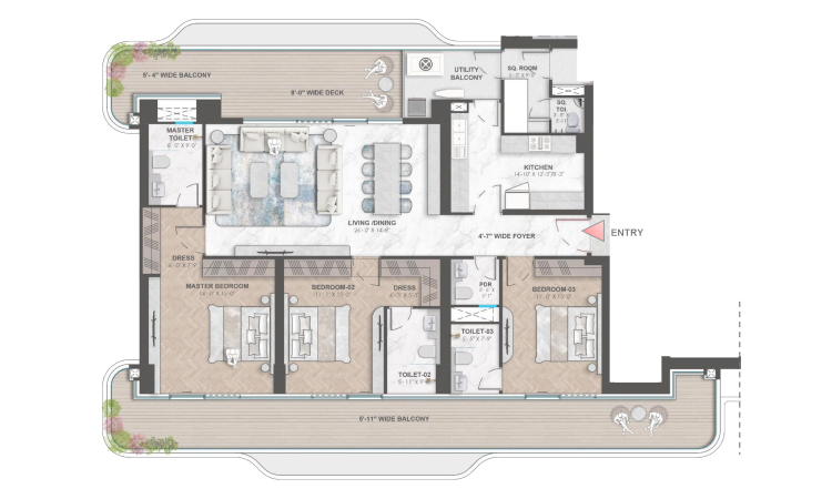 Kanakia Privaasa Floor Plan 2